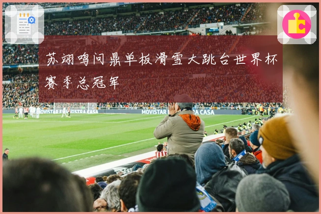苏翊鸣问鼎单板滑雪大跳台世界杯赛季总冠军